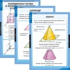 Комплект таблиц "Геометрия 11 класс" (12 таблиц) - Оснащение школ и детских садов