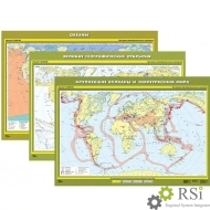 Карты и комплекты географических карт - Оснащение школ и детских садов