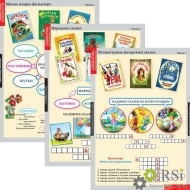 Комплект таблиц «Литературное чтение 1 класс» (16 таблиц) - Оснащение школ и детских садов