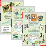 Комплект таблиц «Литературное чтение 2 класс» (16 таблиц) - Оснащение школ и детских садов